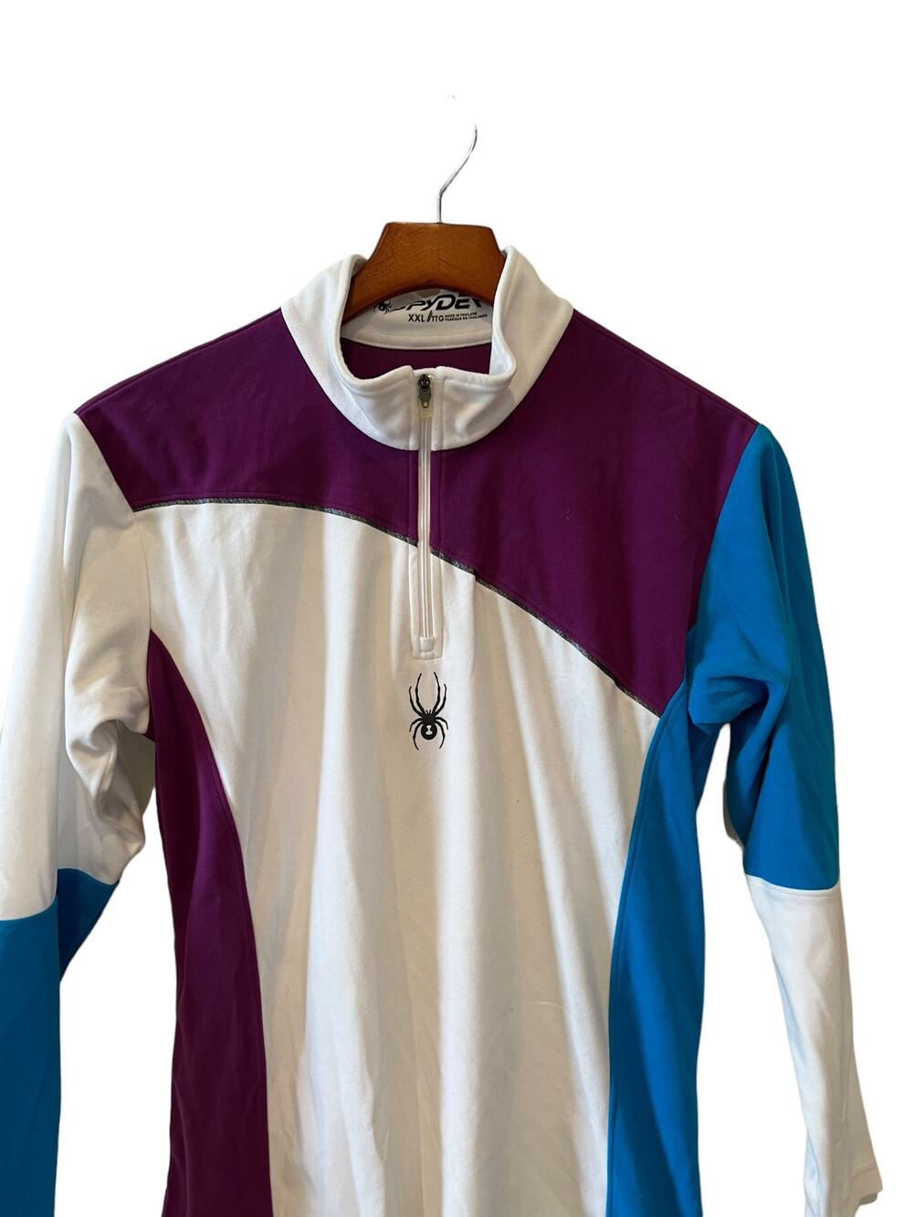 Girls Spyder Quarter Zip Fleece Top XXL